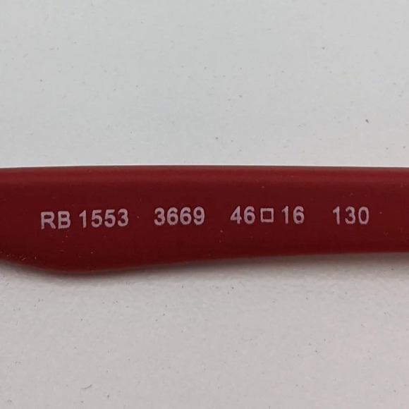 🕶️Ray-Ban RB1553 3669 Kid's Eyeglasses 46/16 130 /KAB620🕶️ - Picture 3 of 6